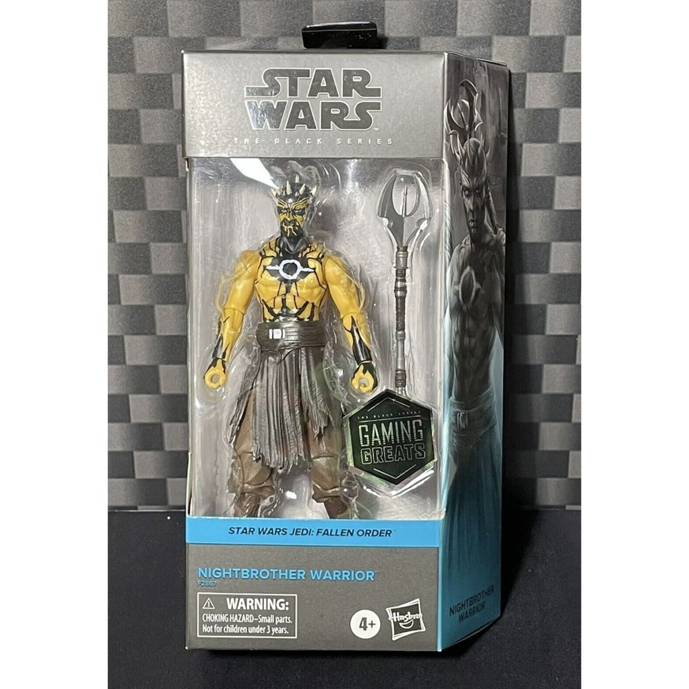 Star Wars Black Series Nightbrother Warrior Figure Gamestop Gaming Greats Hasbro
